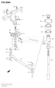 DF175T From 17502F-210001 (E01 E40)  2012 drawing CLUTCH SHAFT (DF150T:E01)