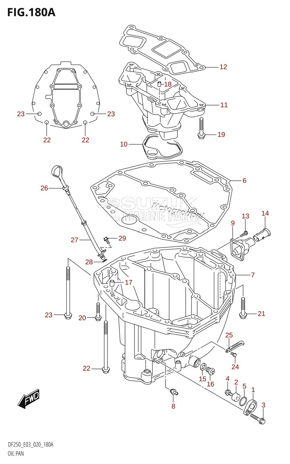 OIL PAN (DF225T,DF225Z,DF250T,DF250Z)