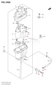 DF140Z From 14001Z-780001 (E03)  2007 drawing FUEL VAPOR SEPARATOR