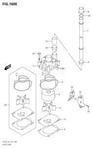 DF225Z From 22503Z-610001 (E01 E40)  2016 drawing WATER PUMP (DF225T:E01)