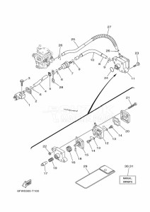 FT9-9LEP drawing CARBURETOR