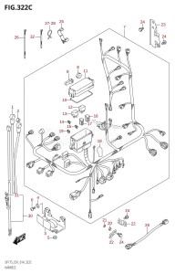 DF150 From 15002F-410001 (E01 E40)  2014 drawing HARNESS (DF150TG:E01)