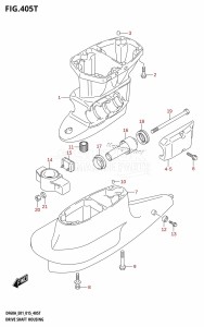 DF60A From 06002F-510001 (E01 E40)  2015 drawing DRIVE SHAFT HOUSING (DF60AVTH:E01)