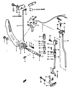 DT20 From C-10001 ()  1982 drawing CLUTCH LEVER