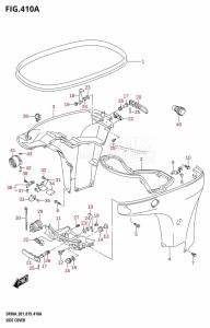 DF100B From 10004F-910001 (E01 E40)  2019 drawing SIDE COVER (DF70A,DF90A,DF100B)