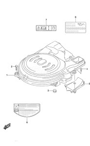 DF 90A drawing Ring Gear Cover