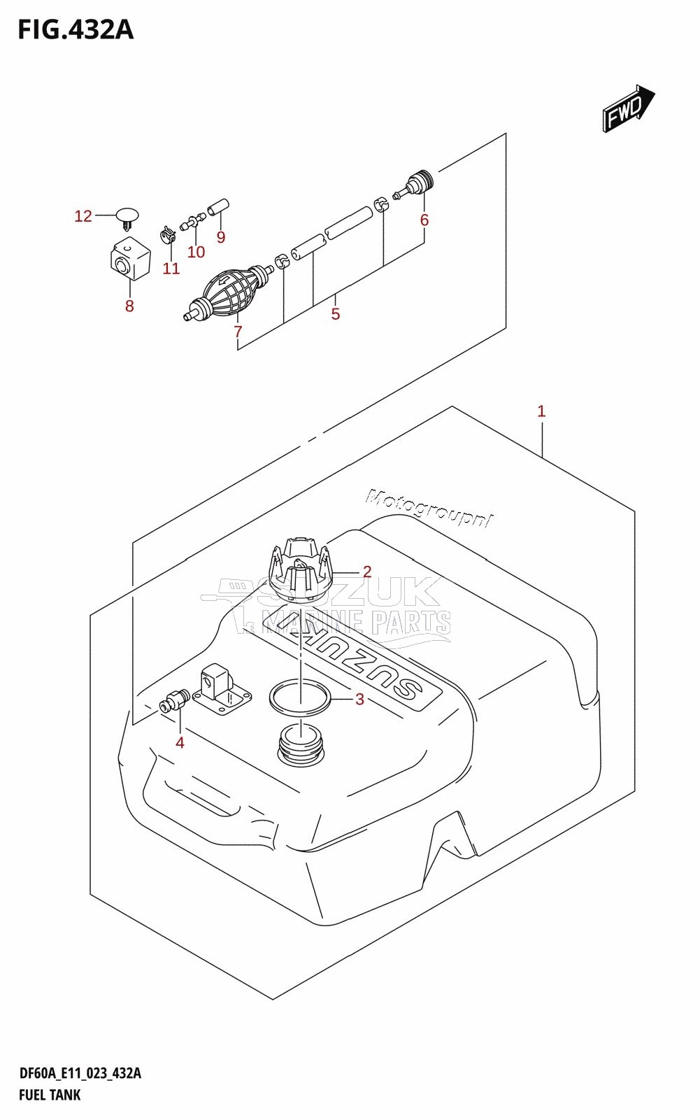 FUEL TANK (E01,E11,E34,E40)