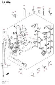 DF300Z From 30002Z-110001 (E03)  2011 drawing HARNESS