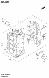 DF200AZ From 20003Z-510001 (E01 E40)  2015 drawing CYLINDER BLOCK