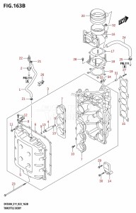 DF325A From 32501F-040001 (E01 E40)  2020 drawing THROTTLE BODY (022,023)