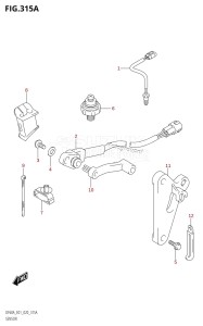 DF40A From 04004F-040001 (E34-Italy)  2020 drawing SENSOR (DF40A,DF40ATH,DF50A,DF50ATH)