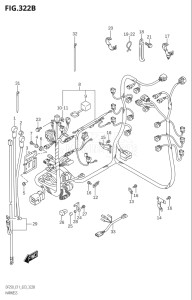 20002Z-040001 (2020) 200hp E01 E40-Gen. Export 1 - Costa Rica (DF200Z  DF200Z) DF200Z drawing HARNESS (DF225T,DF225Z)