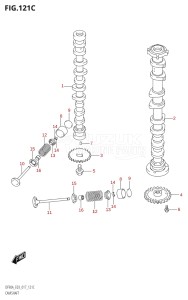 09003F-710001 (2017) 90hp E03-USA (DF90AT) DF90A drawing CAMSHAFT (DF90A:E03)