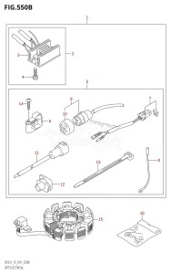 DF15 From 01502F-780001 (P01)  2007 drawing OPT:ELECTRICAL (K5,K6,K7,K8,K9,K10,011)