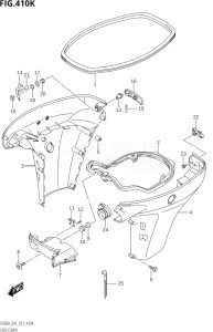 04003F-210001 (2012) 40hp E01-Gen. Export 1 (DF40AQH  DF40AT) DF40A drawing SIDE COVER (DF60ATH:E01)