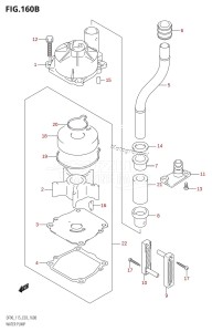 DF115T From 11502F-110001 (E03)  2011 drawing WATER PUMP (K6,K7,K8)