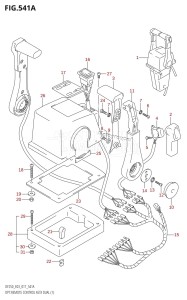 DF250ST From 25004F-710001 (E03)  2017 drawing OPT:REMOTE CONTROL ASSY DUAL (1)