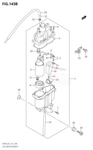 DF80A From 08002F-310001 (E40)  2013 drawing FUEL VAPOR SEPARATOR (DF70A:E40)