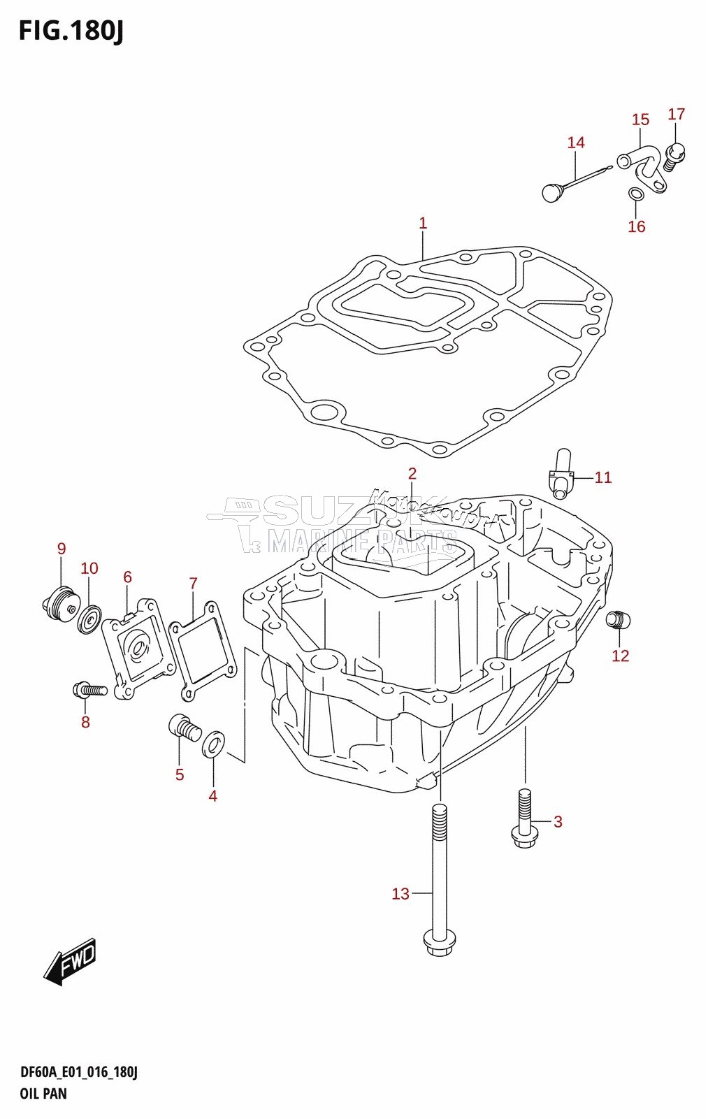 OIL PAN (DF60A:E40)