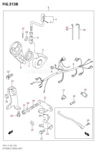 DF9.9 From 00993F-210001 (P03)  2012 drawing OPT:REMOTE CONTROL PARTS (K5,K6,K7,K8,K9,K10,011)