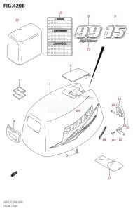 DF15 From 01503F-110001 (P03)  2011 drawing ENGINE COVER (K10,011)