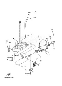 F25AETL drawing PROPELLER-HOUSING-AND-TRANSMISSION-2