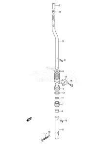 DF25T From 02501F-151001 ()  2001 drawing SHIFT ROD