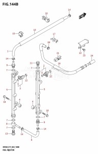 DF225Z From 22503Z-240001 (E11 E40)  2022 drawing FUEL INJECTOR (E03:(DF225T,DF225Z,DF250T,DF250Z))