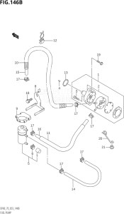 07001F-151001 (2001) 70hp E03-USA (DF70THK1  DF70TK1  DF70TK2  DF70WTHK2  DF70WTUK2) DF70 drawing FUEL PUMP (K7,K8,K9)