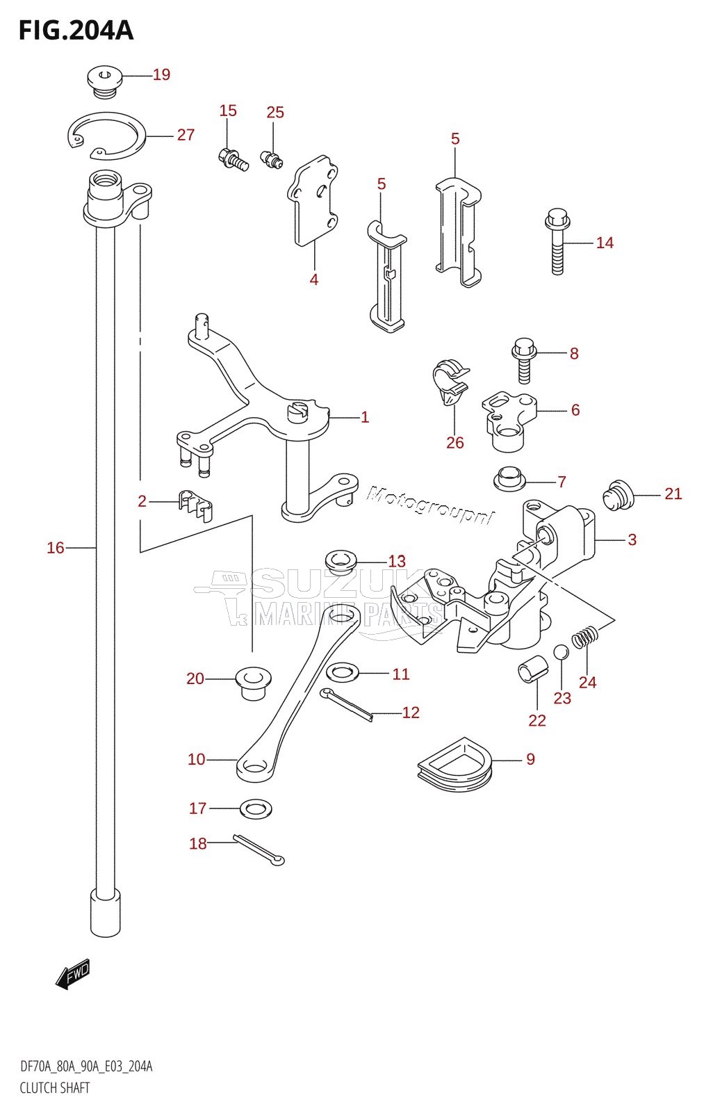 CLUTCH SHAFT