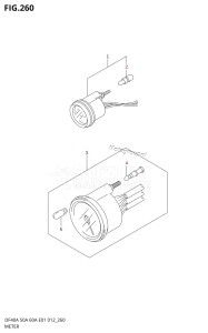 DF40A From 04004F-210001 (E34-Italy)  2012 drawing METER (DF40AST E34)