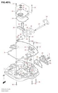 DF250 From 25003F-310001 (E01 E40)  2013 drawing ENGINE HOLDER (DF250Z:E01)