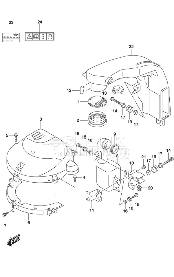 Silencer/Ring Gear Cover