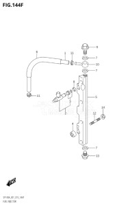 14003Z-510001 (2005) 140hp E01 E40-Gen. Export 1 - Costa Rica (DF140AZ) DF140AZ drawing FUEL INJECTOR (DF140AT:E01)