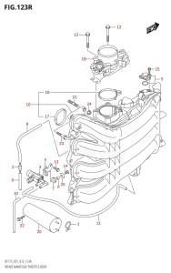 DF175Z From 17502Z-510001 (E01 E40)  2015 drawing INTAKE MANIFOLD /​ THROTTLE BODY (DF175ZG:E01)