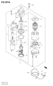 05003F-110001 (2011) 50hp E01-Gen. Export 1 (DF50AT  DF50ATH) DF50A drawing STARTING MOTOR