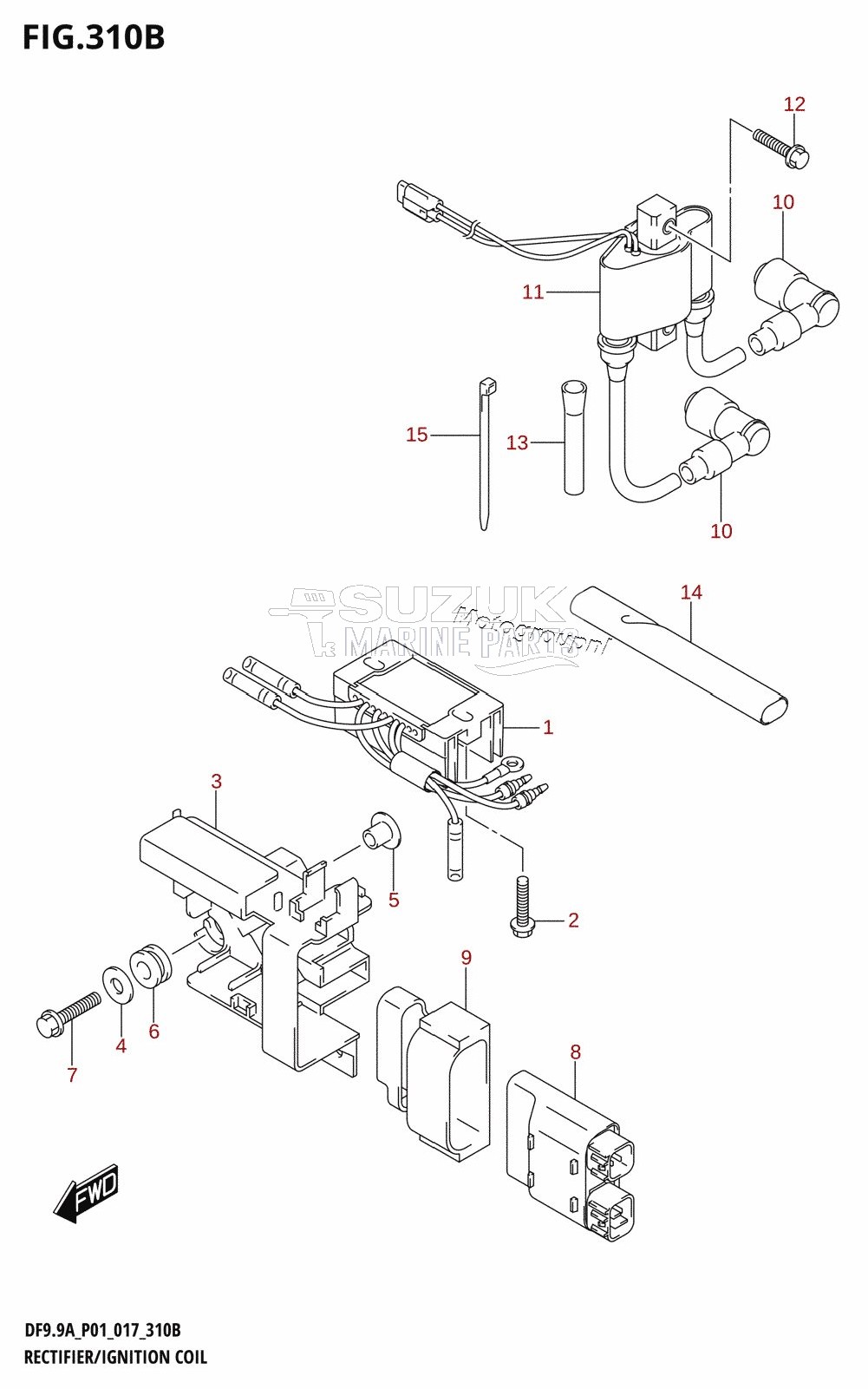 RECTIFIER /​ IGNITION COIL (DF8AR:P01)