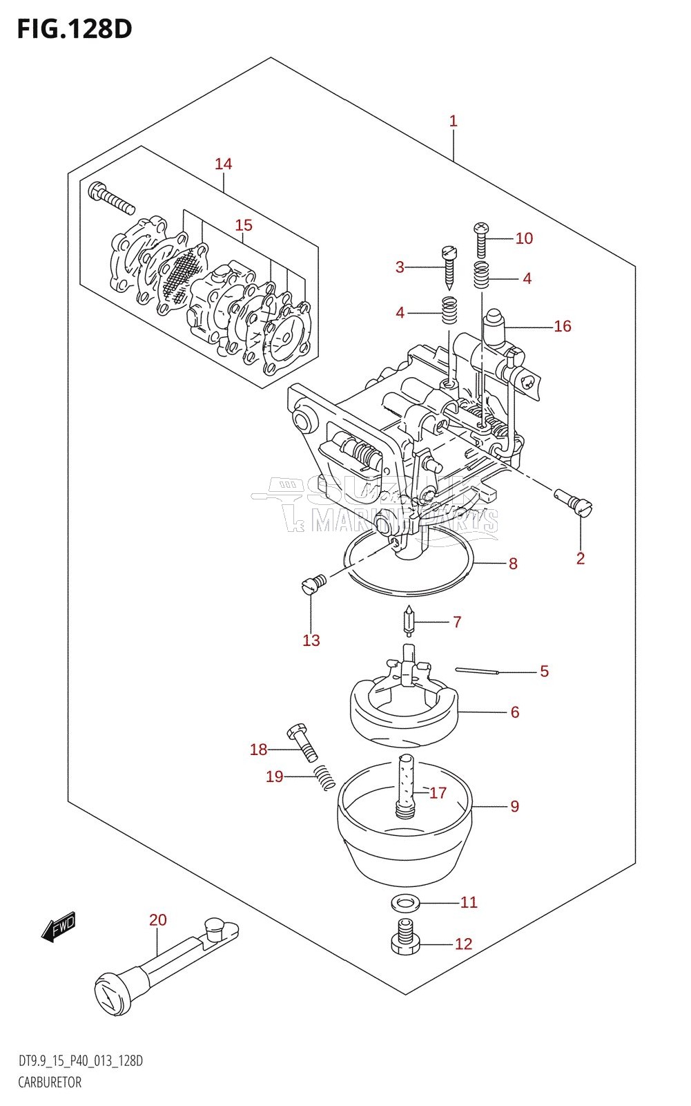 CARBURETOR (DT15:P40)