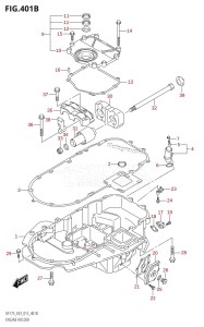 DF175ZG From 17502Z-510001 (E03)  2015 drawing ENGINE HOLDER (DF150TG:E03)