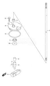 DF 175A drawing Clutch Rod