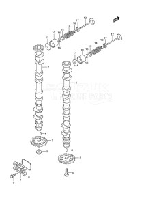 Outboard DF 150 drawing Camshaft