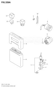 09001F-421001 (2004) 90hp E03-USA (DF90TK4) DF90 drawing PTT SWITCH / ENGINE CONTROL UNIT (K1,K2,K3)