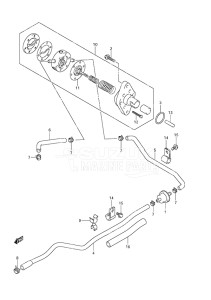 Outboard DF 9.9A drawing Fuel Pump