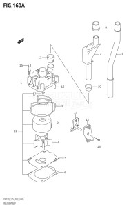 15001F-880001 (2008) 150hp E03-USA (DF150TK8) DF150 drawing WATER PUMP