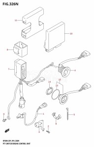 DF40A From 04003F-410001 (E01)  2014 drawing PTT SWITCH /​ ENGINE CONTROL UNIT (DF50AVT:E01)