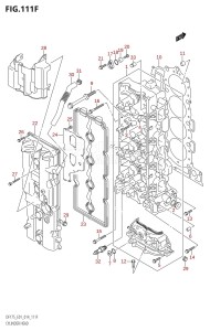 DF175Z From 17502Z-410001 (E01 E40)  2014 drawing CYLINDER HEAD (DF150Z:E40)