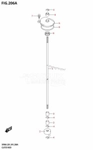 DF90A From 09003F-910001 (E40)  2019 drawing CLUTCH ROD