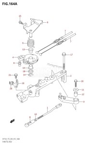 DF175Z From 17502Z-310001 (E03)  2013 drawing THROTTLE ROD