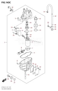 DF115AST From 11504F-710001 (E03)  2017 drawing FUEL VAPOR SEPARATOR (DF115AT:E40)