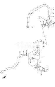 Outboard DF 90A drawing Fuel Pump